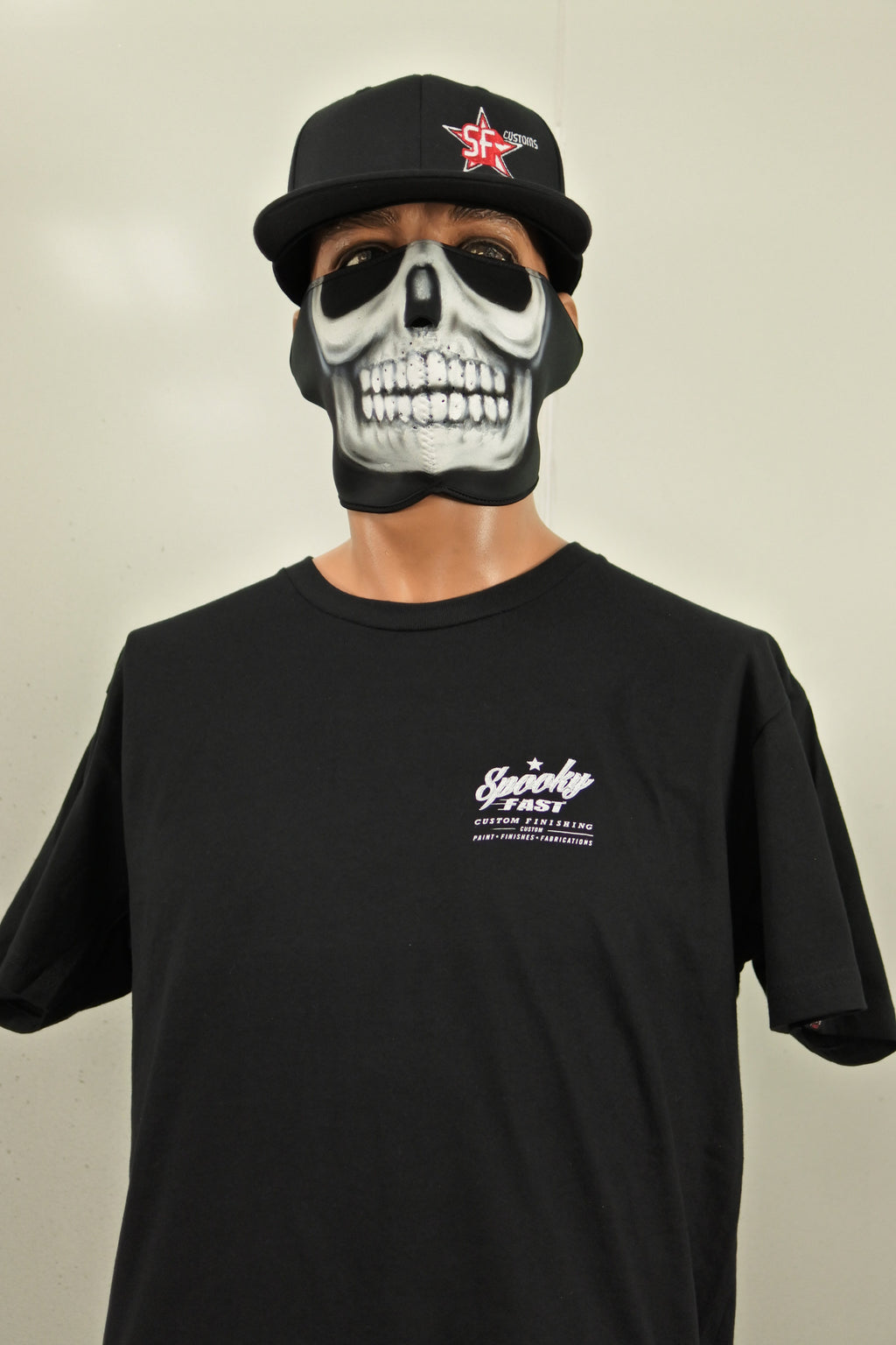 Spooky Fast Big Wheel Bagger T-Shirt - Black