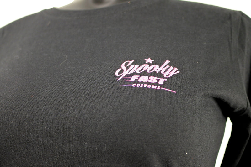 Spooky Fast Women's Corporate Logo Long Sleeve T-Shirt - Black