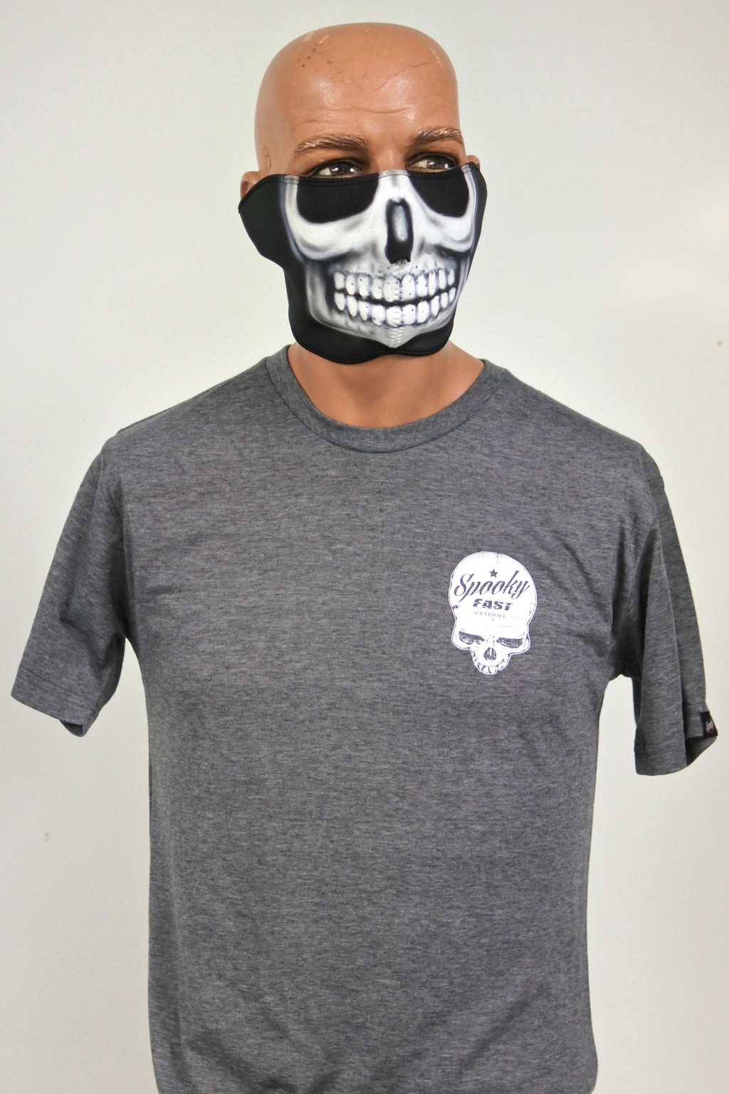 Spooky-Fliction T-Shirt - Gray