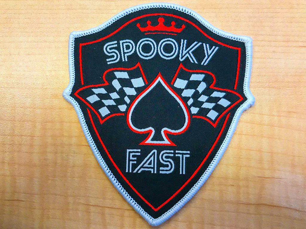 Spooky Fast Café Racer Logo Patch