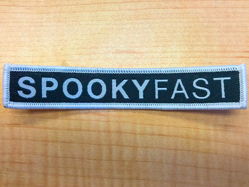 Spooky Fast Bar Logo Patch